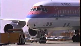 United Douglas DC871 Pushback and Taxi [upl. by Yadnil]