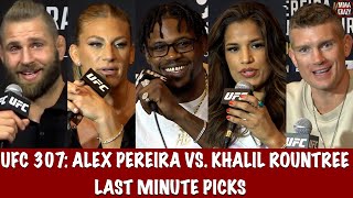 UFC 307 Alex Pereira vs Khalil Rountree Last Minute Picks [upl. by Marybeth13]