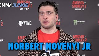 Norbert Novenyi Jr Impressed With Johnny Eblen But I Am Coming  Bellator 291 [upl. by Marquis]