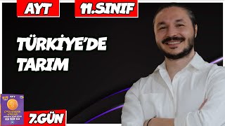 🌍 TÜRKİYEDE TARIM KONU ANLATIMI 2025 🔴27 Günde AYT Coğrafya  7 🟡11sınıf coğrafya  7 [upl. by Ahsilyt]