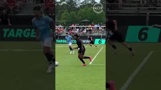 La reacción del Kun Aguero en el torneo amistoso [upl. by Danyette]