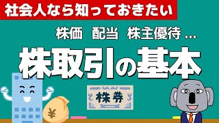 投資初心者のための株入門講義！株価、配当、株主優待の仕組みを簡単に解説！ [upl. by Vachel]