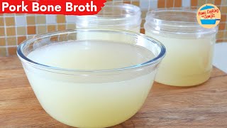 How to Make Simple amp Clear Pork Bone Broth for Soups [upl. by Llerod620]