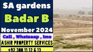 Badar B block SA Gardens detail visit November 2024 [upl. by Eart]