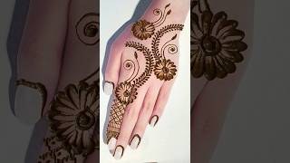 Very easy mehndi✨design trick for trending❤️trending hennadesginshortsfeed viral henna shorts👌 [upl. by Leahcar]