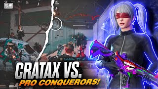 CRATAX VS Pros’ CONQUERORS Lobby Insanee Update  BGMI 34 DOMINATION 🔱 [upl. by Gurtner]