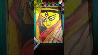 Durga Mata drawing completionJay Mata Di [upl. by Yssor336]