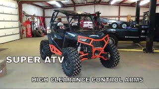 INSTALLING A SUPERATV LIFT AND CONTROL ARMS ON A 900 POLARIS RZR [upl. by Haneen]