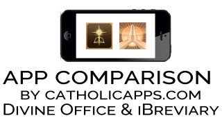 Catholic Apps Comparison  iBreviary amp Divine Office apps for Praying the Liturgy of the Hours [upl. by Egor]