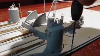 Italeri 135 S100 Schnellboot MTB Nazi shark update plus bonus tanks update Part 2 [upl. by Adnarim]