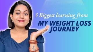 5 Biggest learning from my WEIGHT LOSS JOURNEY  Ashwathi Rejith ❤️ [upl. by Assert834]