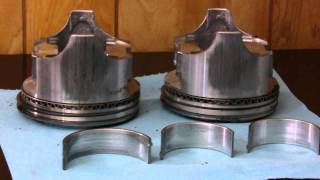 Vortec 350 Pistons Totaled in a Chevy 1500 4Bolt Main [upl. by Levi]