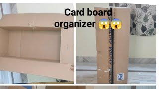 TRANSFORMING CARD BOARD  Card board organizer with old carton box 😊 [upl. by Oam]