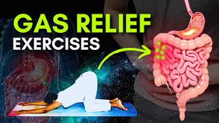 Gas Relief Exercises  How to Release Gas from Stomach gasrelief bloating [upl. by Ailsa]