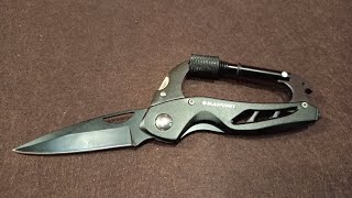 BLAUPUNKT carabiner knife karabíner kés [upl. by Killigrew132]