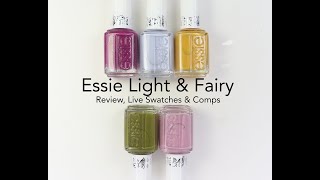 Essie Light amp Fairy 2024 Target Exclusive Collection Review Live Swatches amp Comparisons [upl. by Edac]