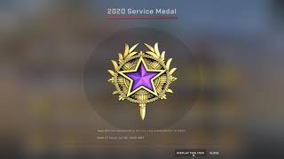 Getting 2020 Tier 4 Service Medal in CSGO [upl. by Jat]