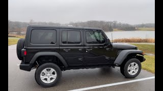 Jeep Wrangler 2022 Unlimited Sport S  4 Month Review PLUS Mods [upl. by Hoffert653]