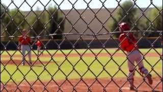 Justin Kear  Pitching Lefty Batter Arizona Junior [upl. by Ahsenev]