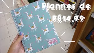 AQUI TEM PLANNER DE R1499  LOJAS AMERICANAS [upl. by Tirrej]