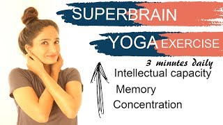 Super brain yoga exercise technique benefits increase brain power memory concentration [upl. by Strohl]