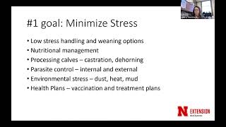 Preconditioning to Prepare for Weaning Calves Aug 11 2022 Webinar [upl. by Novaat]