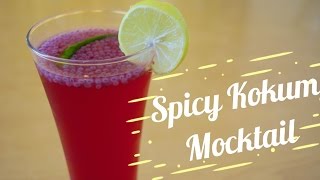 Spicy Kokum Mocktail  Easy Kokum Drink  Kokum Juice Recipe  How to make Kokum Sharbat at Home [upl. by Lipman784]