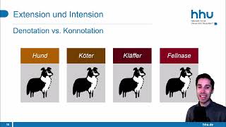 Semantik  Einführung in die Germanistische Sprachwissenschaft [upl. by Anuahc]