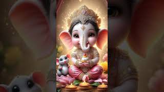 Ganpati cute baby song 🥰  Ganpati bappa morya ganeshchaturthi shorts 100k [upl. by Thomasin996]