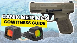 Canik Mete MC9 Optics Guide Fitment amp CoWitness Breakdown [upl. by Meela]