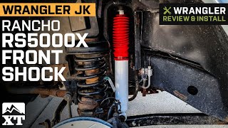 Jeep Wrangler JK Rancho RS5000X Front Shock Review amp Install [upl. by Cecil]