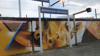 Antwerpen central station to Antwep Berchem [upl. by Naik]