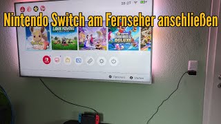 How to Connect Nintendo Switch to a TV  tutorial  manual [upl. by Lyndes]