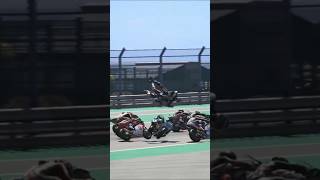 Hard Crash MOTOGP 24 shortsvideo shorts motogp motogp2024 [upl. by Odrareve]