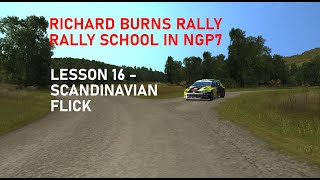 Richard Burns Rally  Rally School in NGP7  Scandinavian Flick [upl. by Andromache]