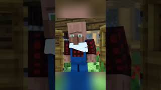 Monster school Can villager find ravager😥 shorts minecraft minecraftanimation [upl. by Lanos]