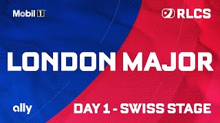 RLCS London Major  Day 1  Swiss Stage  Main Stream [upl. by Marentic]