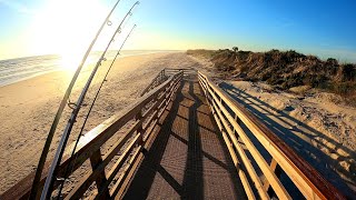 Surf Fishing for EVERYTHINGMatanzas Inlet to St Augustine Beach [upl. by Lawler]