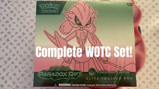 IRON VALIANT Pokémon Center Paradox Rift Elite Trainer Box Opening [upl. by Offen]