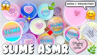 SATISFYING SLIME ASMR  150 Blushing BB amp Slime Fantasies Unboxing [upl. by Aivlys]