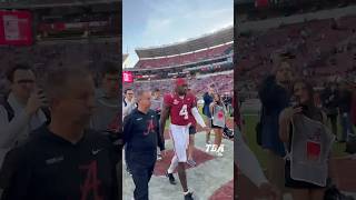 Alabama players react to 527 victory over Mercer [upl. by Ridglea]