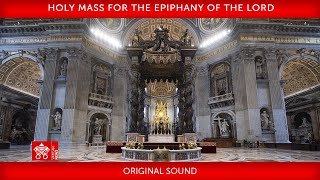 6 January 2024 Holy Mass for the Epiphany of the Lord  Pope Francis [upl. by Grimbald]