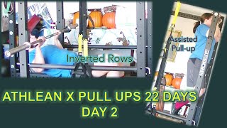 ATHLEAN X PULL UPS 22 DAYS  DAY 2 [upl. by Yroc219]