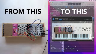 How I sampled my modular synth and turned it into a FREE DECENT SAMPLER LIBRARY [upl. by Fleurette603]