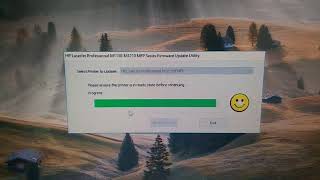 Update firmware HP Laserjet Pro M1212nf MFP [upl. by Feliks]