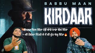 Babbu Maan  Kirdaar  Velly Laane Latest Punjabi Song 2024  Brothers reaction  Frutv [upl. by Alyakcm830]