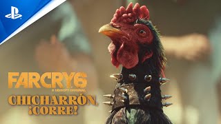 Far Cry 6 ¡Chicharrón CORRE  Tráiler CGI del GALLO MÁS PUNK🐔  PlayStation España [upl. by Clymer240]