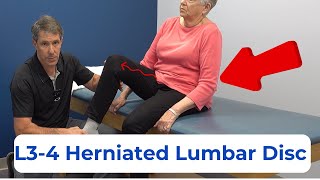 Signs and Symptoms of an L34 Lumbar Herniated Disc [upl. by Spragens351]