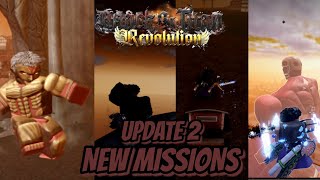 Every NEW MISSION in AOT Revolution [upl. by Maurilla711]