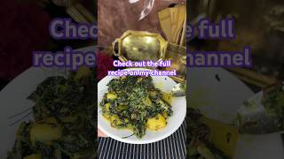 quotDelicious Aloo Palak aur Sarson Saag Ki Sabji Recipe  Easy amp Flavorful Winter Meal Ideaquot [upl. by Esidarap910]